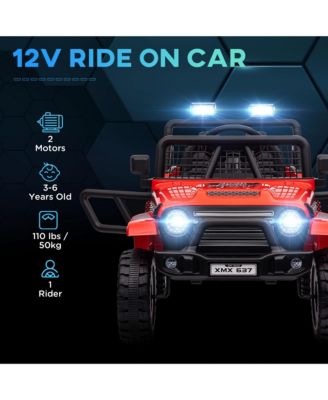 12V Kids Ride On Car with Parent Remote Control for Ages 3 to 6