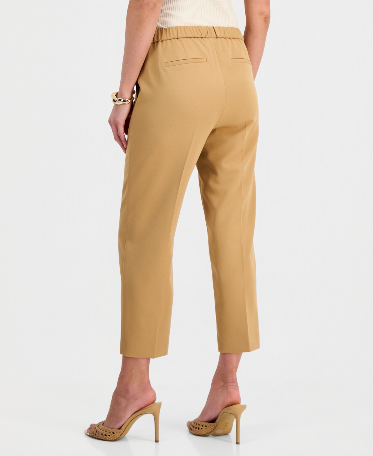 I.n.c. International Concepts Petite Pull-On Cropped Pants, Created for Macy's