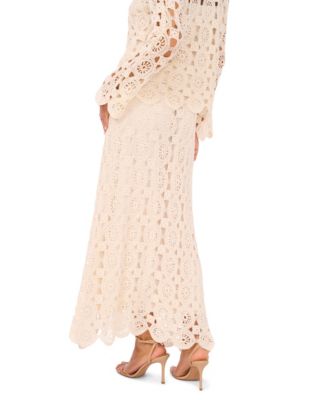 Women's Crochet Midi Skirt