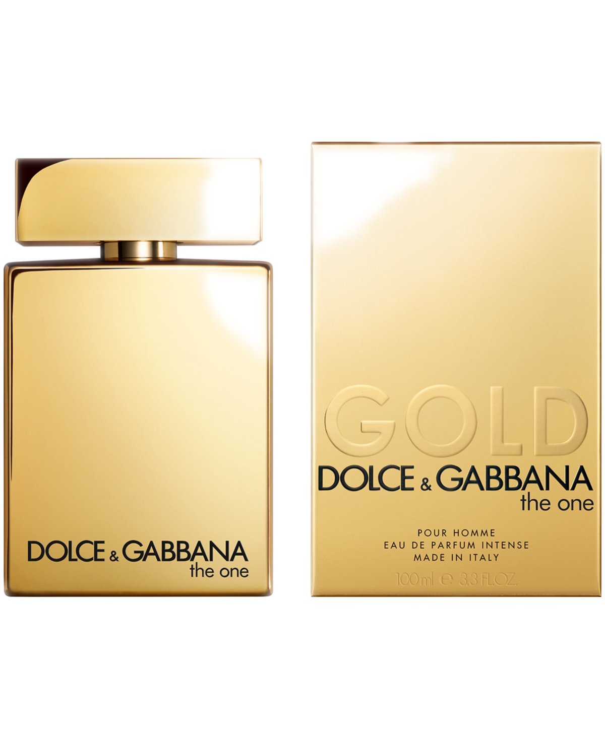 Dolce&Gabbana Men's The One Gold Eau de Parfum Intense Spray, 3.3 oz., Created for Macy's