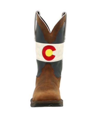 Men's Rebel by Colorado Flag Western Boot