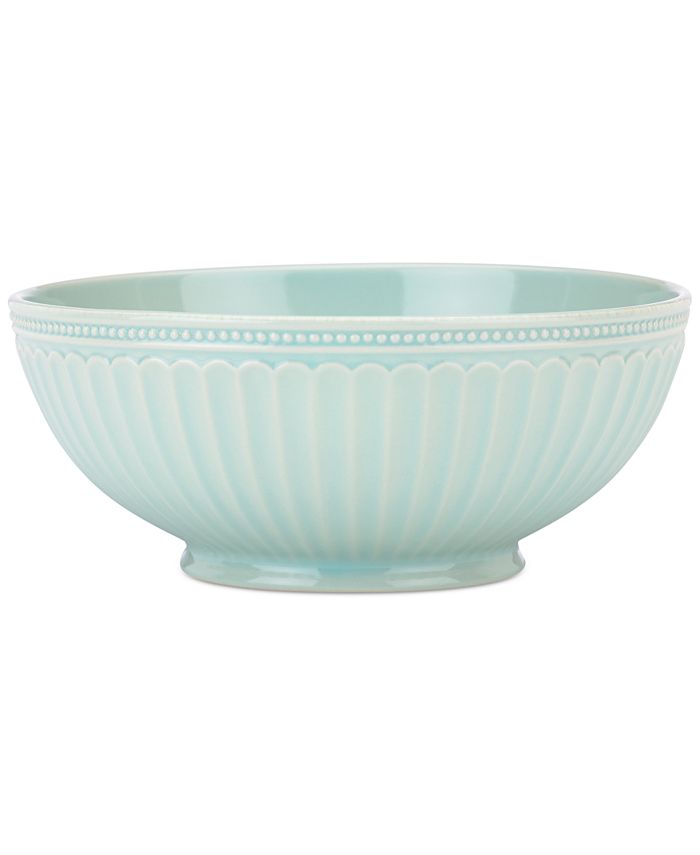 Lenox - French Perle Groove Collection Ice Blue Serving Bowl