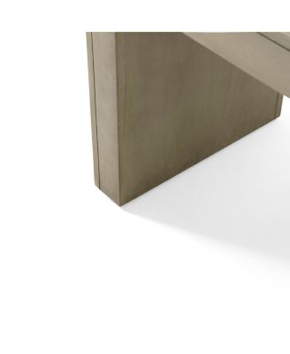  Acacia Wood Dining Bench, Light Gray Oak