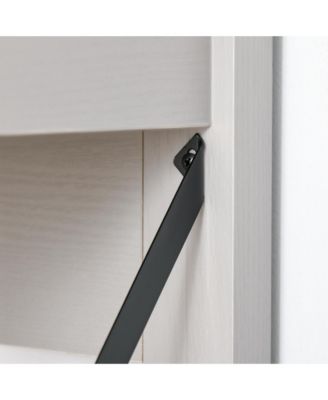 Computer Office Desk W/ Hutch Storage Cabinet,