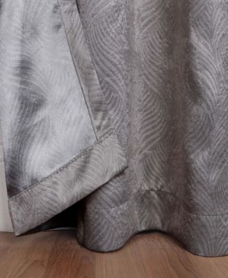 Modern Solid Room Darkening Grommet-Top Curtain Panels, 42" x 84", 8-Piece Set