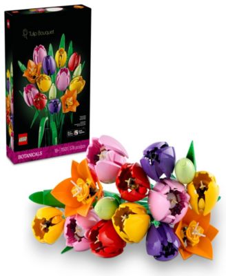 Botanicals Tulip Bouquet Flower D&eacute;cor Building Kit 11501, 576 Pieces
