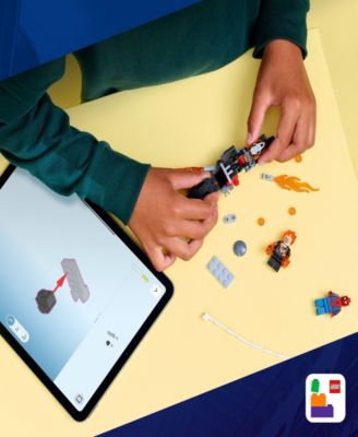 Marvel Spider-Man vs. Ghost Rider Motorcycle Building Toy 76335, 72 Pieces