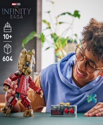 Marvel Ravager Jumpsuit Groot Kids Building Toy 76341, 604 Pieces