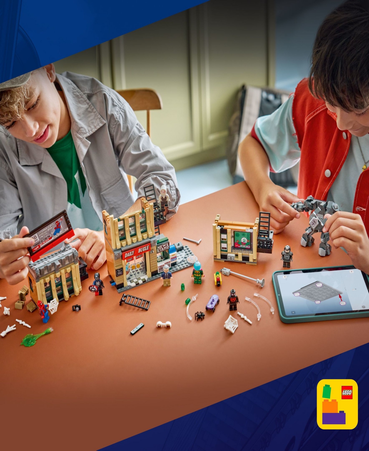 Lego Marvel Spider-Man vs. Mysterio: The Daily Bugle Building Toy 76342, 781 Pieces