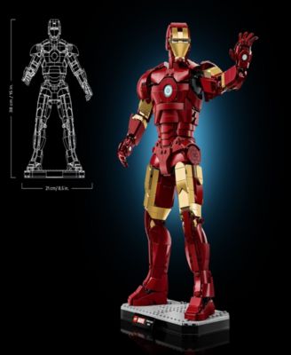 Marvel Iron Man Mark 3 Collectors' Edition Building Set 76344, 1297 Pieces