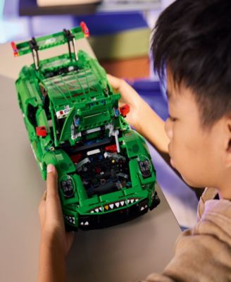 Technic Porsche 911 GT3 R Rexy AO Racing Car 42224, 1313 Pieces