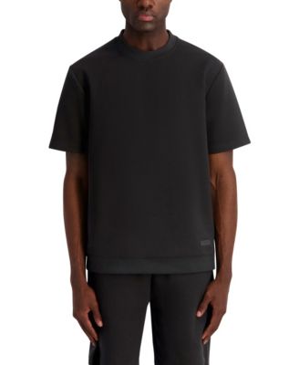 Men's Oversized Crewneck Ponte T-Shirt