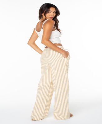 Women's Mavericks Stripe Print Straight Leg Trousers