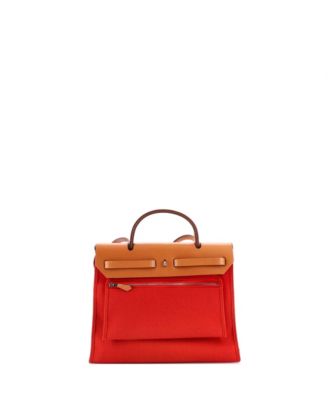 31 Herbag Zip Leather and Toile