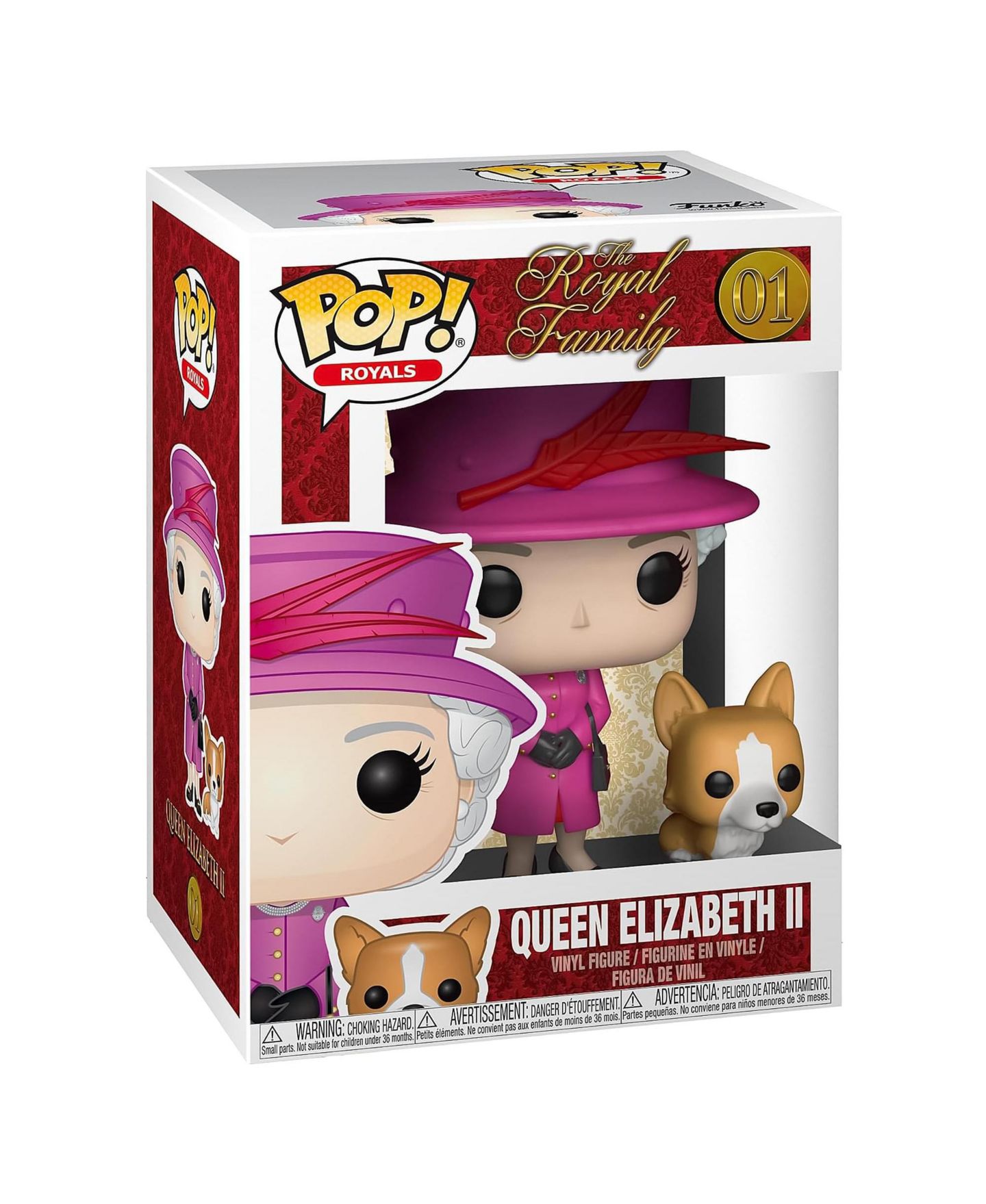 Детские фигурки Funko Pop! Queen Elizabeth II 3.75" 2-Piece Vinyl Figure, Ages 3+ — фото 2