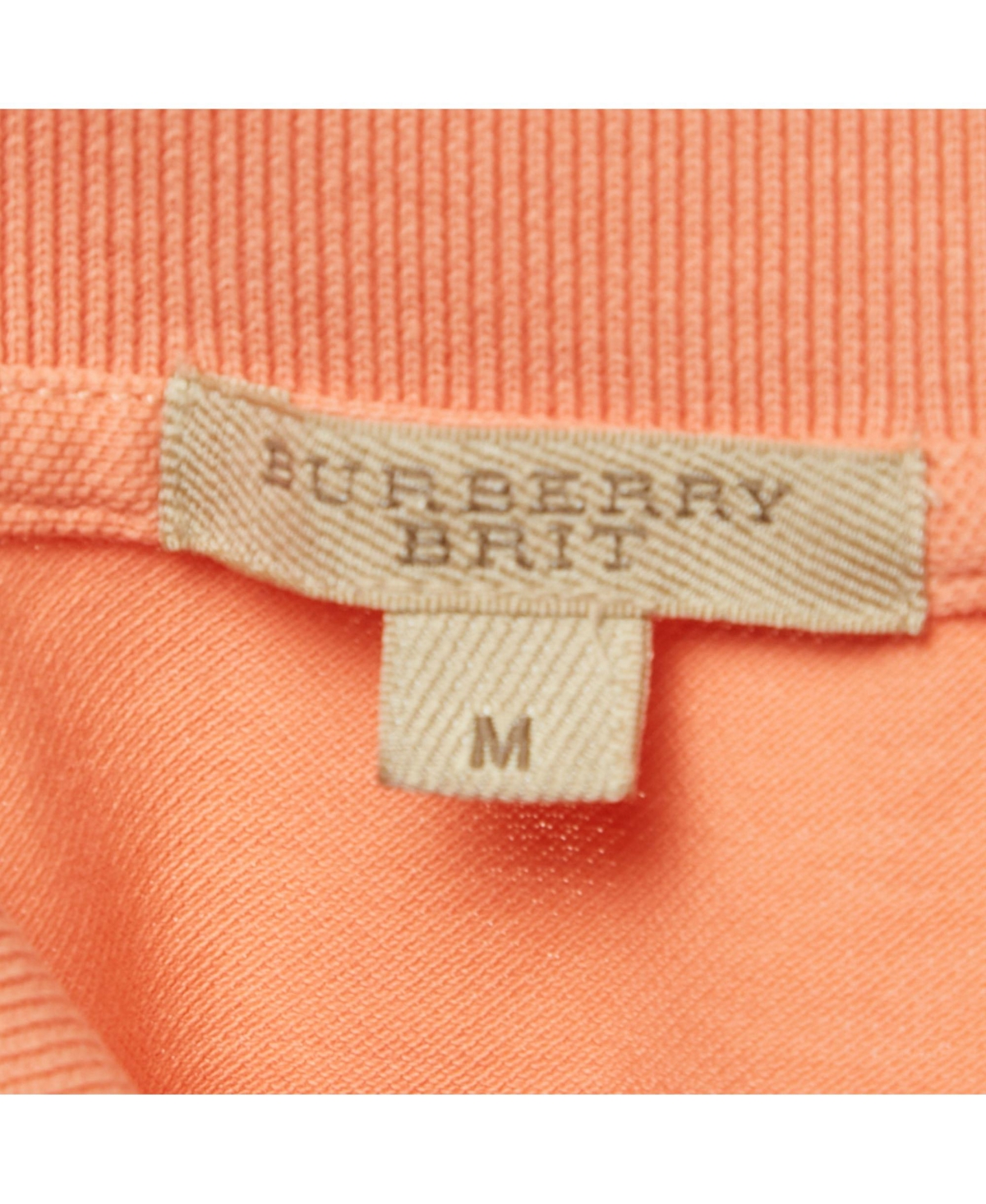 Pre-Owned Burberry Women's ange Logo Embroidered Cotton Polo T-Shirt
