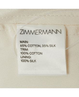 Women's Off White Cotton Blend Ruffled Off Shoulder Crop Top