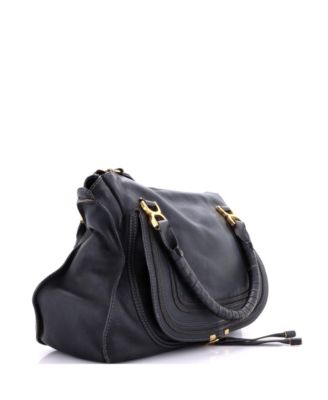 Large Marcie Shoulder Bag Leather