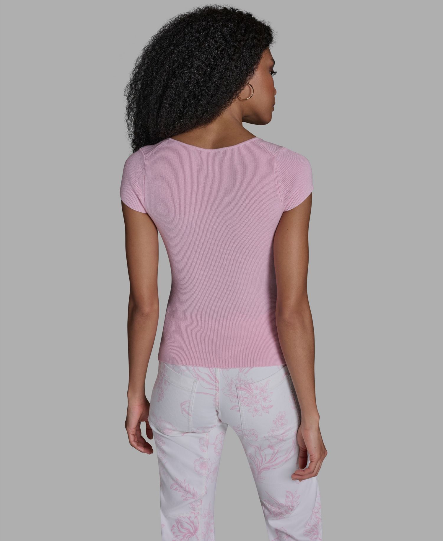 Women's Sweetheart Neck Slim Fit Top