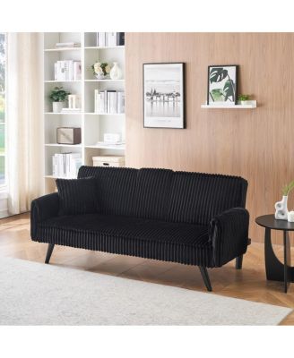 Minimalist corduroy sofa for living room and bedroom