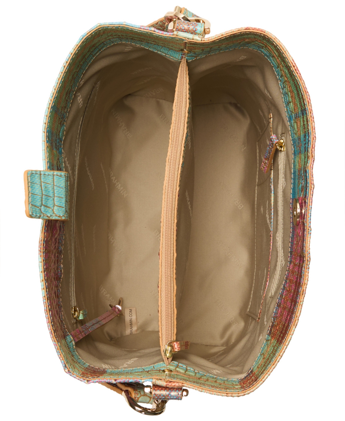 Brahmin Celina Small Leather Bucket Bag