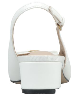 Women's Battah Block Heel Slingback Pumps