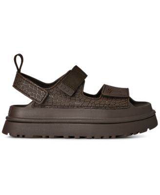 Women's GoldenGlow Embossed Open Toe Sandals