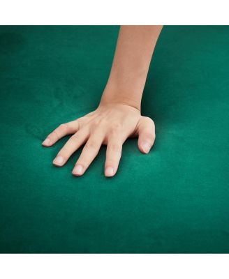 Velvet 3+3 Seater Sofa with Solid Wood Frame & Metal Feet