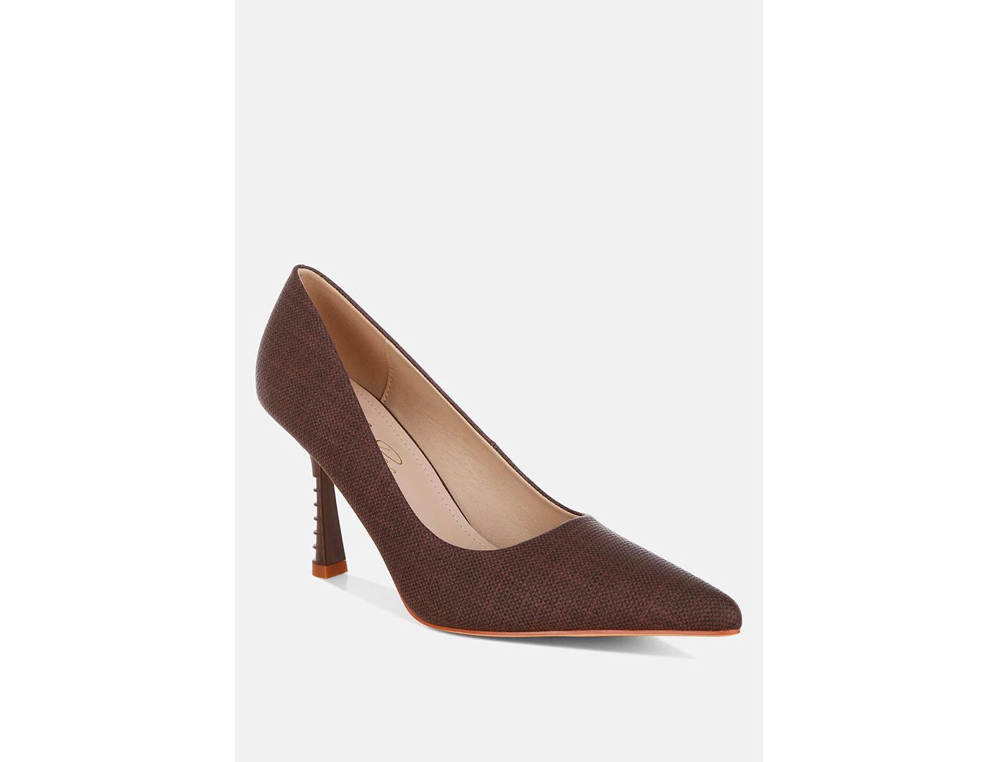 Женские туфли London Rag Zuzana Pointy Toe, цвет: Коричневая искусственная кожа — фото 1
