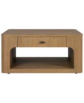 Nordic 37" Wood Square Coffee Table