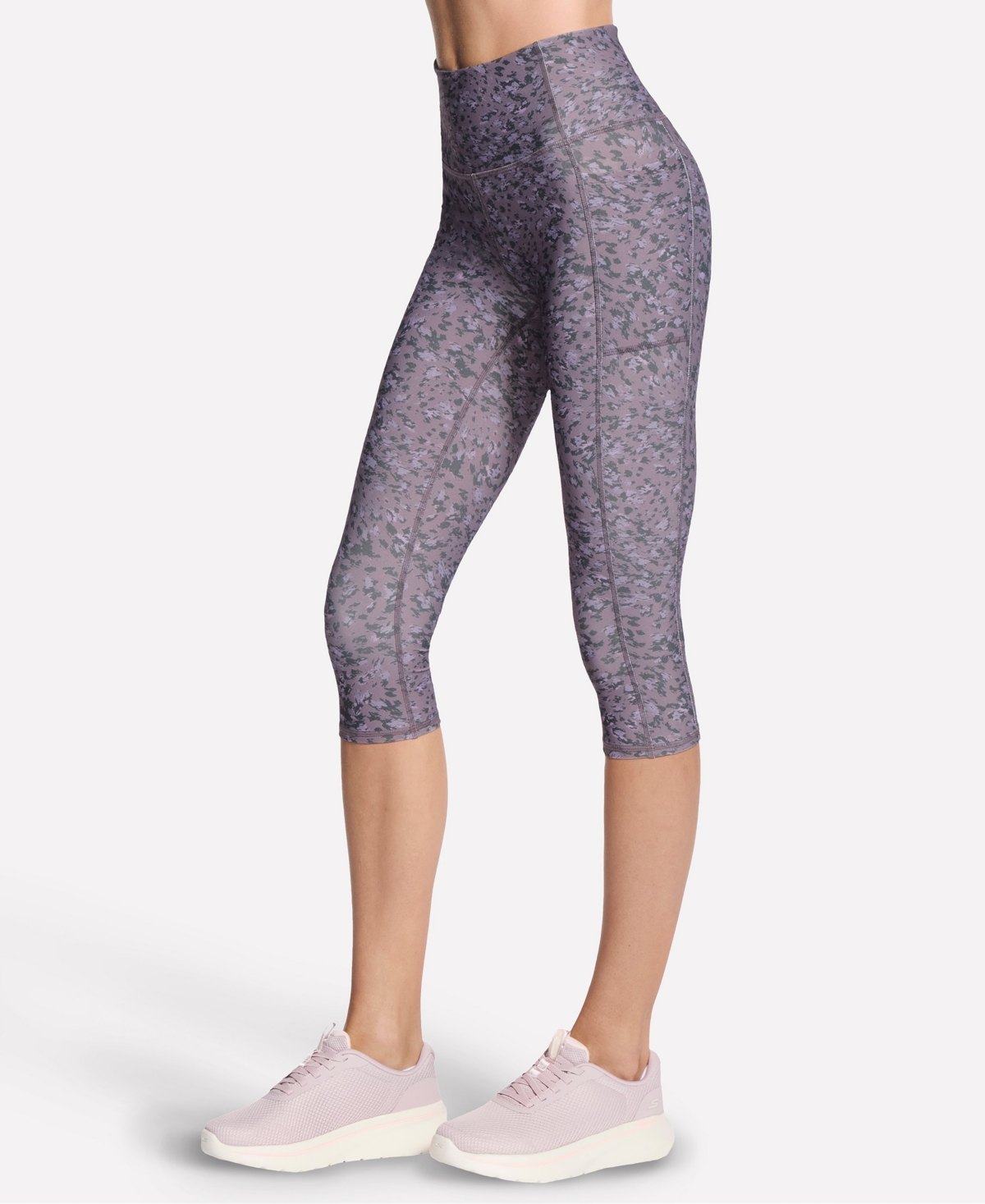 Skechers Women's Go Walk Printed High-Waist Capri