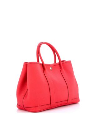 30 Garden Party Tote Leather