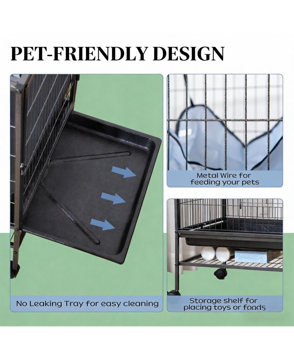 Aostirmotor Mobile Cat Hutch