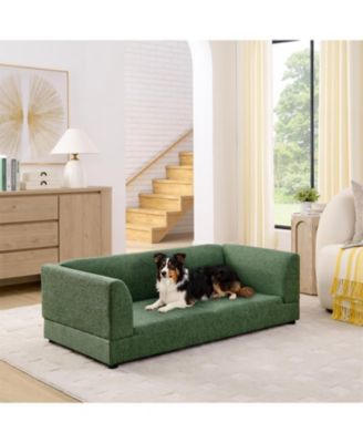 Oversized Pet Sofa for Large Dogs, Modern Design with Backrest & Cushion