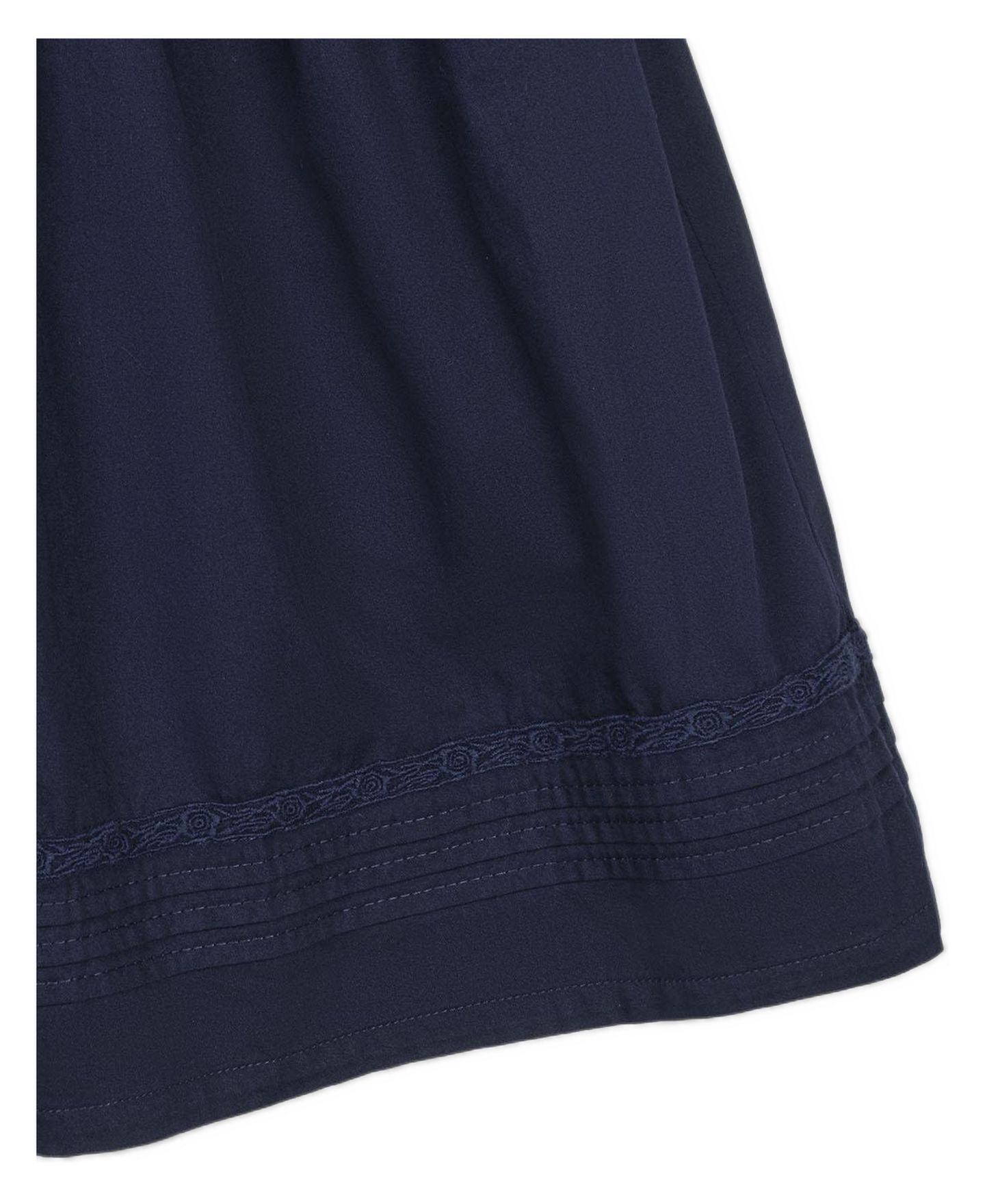 Платье Hope & Henry Organic Puff Sleeve Pintuck Sateen Party Dress для девочек, цвет: Тёмно-синий — фото 2