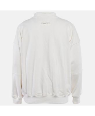 Pre-Owned Fear Of God Men's Sixth Collection Beige Cotton Mock Neck Sweatshirt
