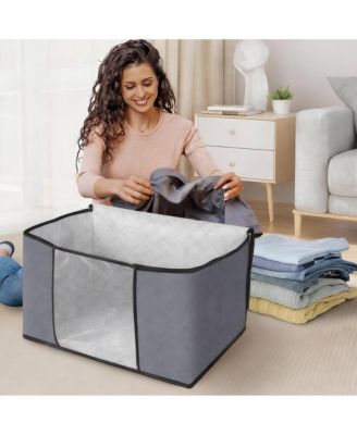 17 Gallon, Reinforced Handles, Non-Woven Fabric Storage Bags