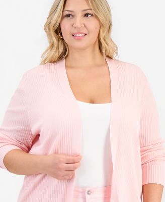 Plus Size Sutton Open-Front Cardigan