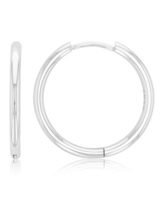Waterproof Yellow 21mm Hoop Earrings