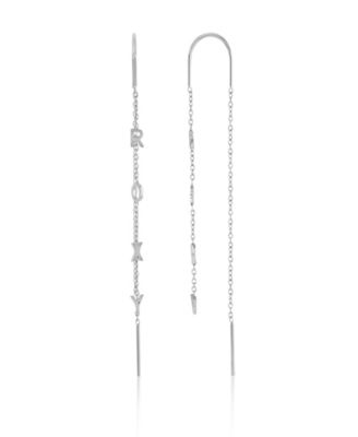 Waterproof Yellow 65mm Threader Earrings