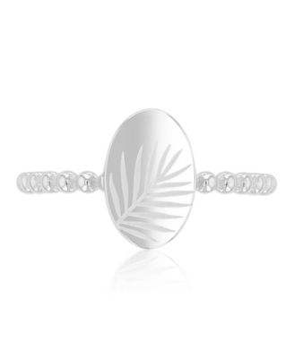 Waterproof Yellow Leaves Beads Ring