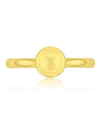 Roxy Waterproof Yellow Pineapple Toe Ring - Gold 85$