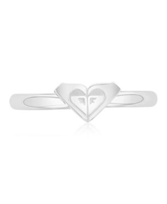 Waterproof Yellow Triangular Heart Toe Ring