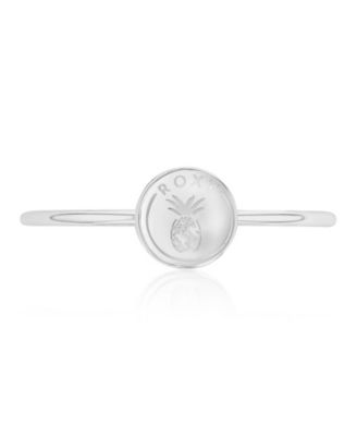 Roxy Waterproof Yellow Pineapple Ring - Platinum