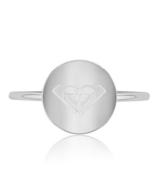 Waterproof Yellow Triangular Heart Ring
