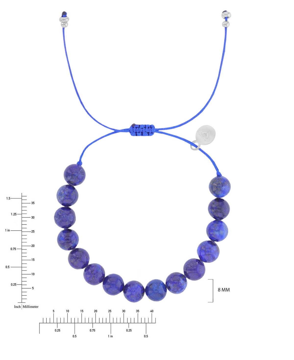 Roxy Waterproof Lapis Adujustable Bracelet