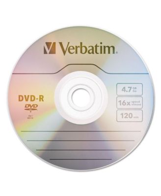 95102 4.7 GB 16X DVD-R Discs Spindle - Silver (100/Pack