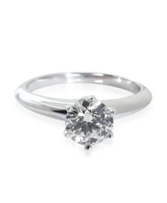 Tiffany & Co. 0.92 ct Round Brilliant Diamond Engagement Ring