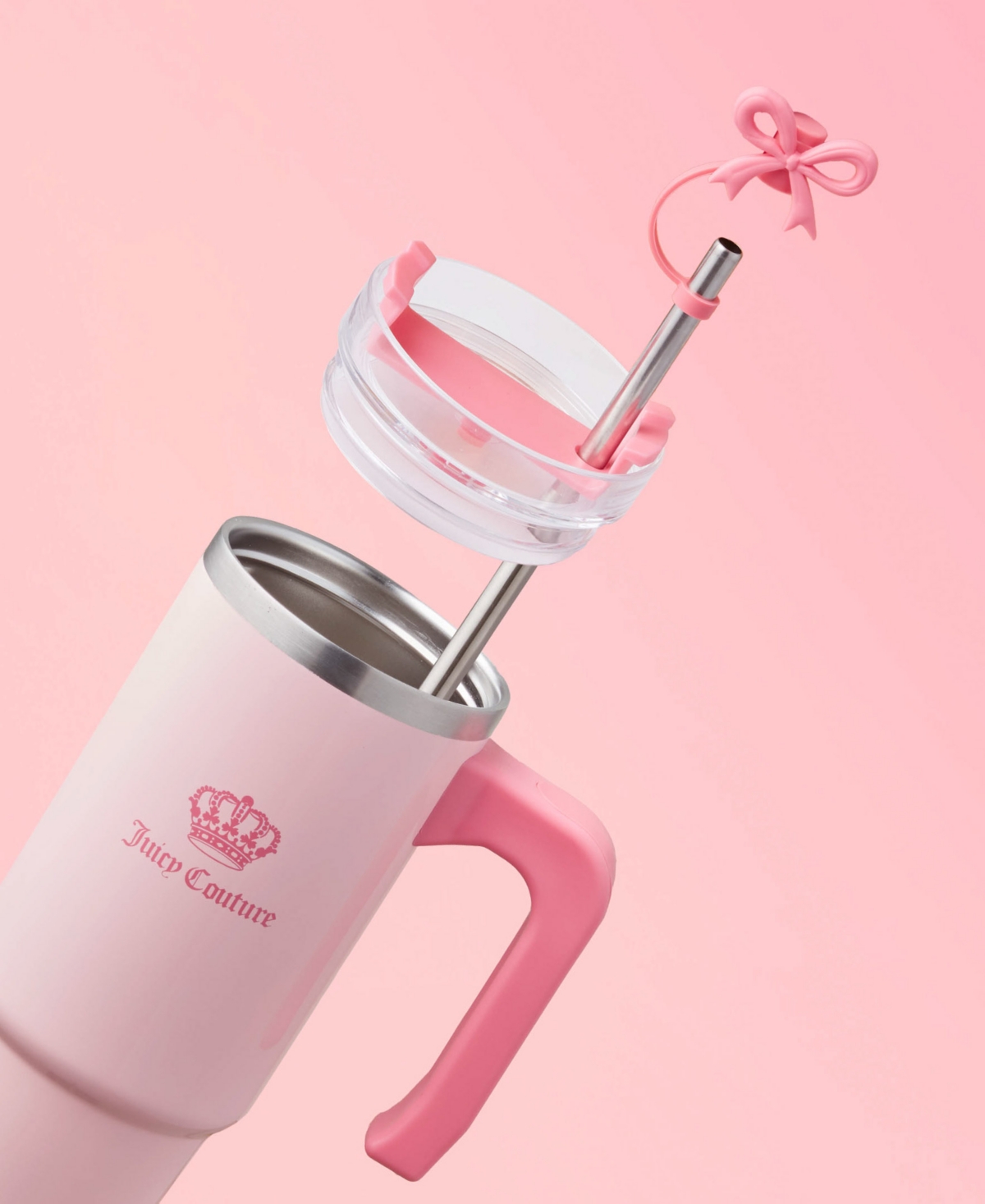 Juicy Couture Jetsetter 30 oz. Stainless Steel Travel Tumbler