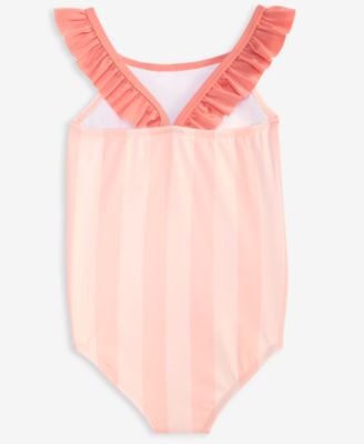 Toddler Girls' 2T-4T Paw Patrol Striped Swimsuit